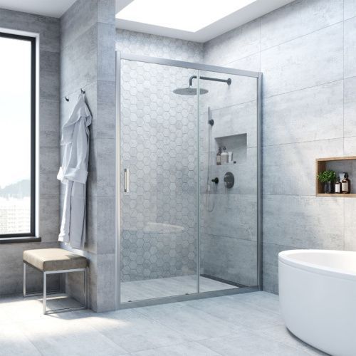 Душевая дверь Vegas-Glass ZP TUR+NOVO ZP NOVO h2000 165 07 crystalvision 165х200 стекло прозрачное профиль хром