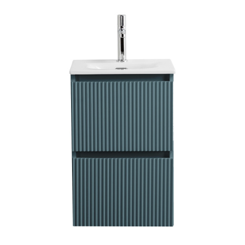 Тумба под раковину BelBagno UNO-MINI UNO-MINI-400-2C-SO-AO 40х40 подвесная цвет голубой