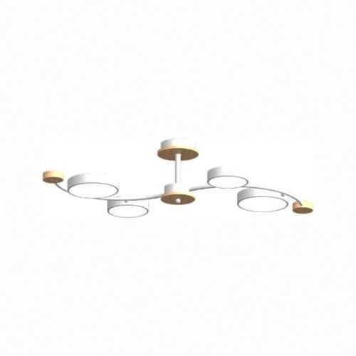 Люстра на штанге LED4U L3206-800 WH