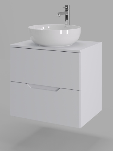 Тумба с раковиной Orange Line Li-60TuwMDF+B07-420W 60,5х46х69