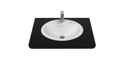 Раковина из сантехнического фарфора Creavit TP225-00CB00E-0000 53х45 встраиваемая цвет белый