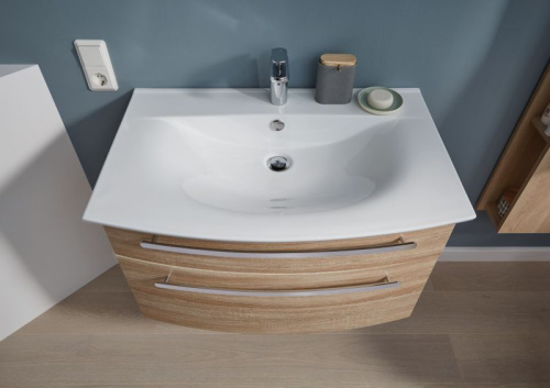 Тумба под раковину Puris Speed WUA358014(722/161) 80х48х50 подвесная цвет белый