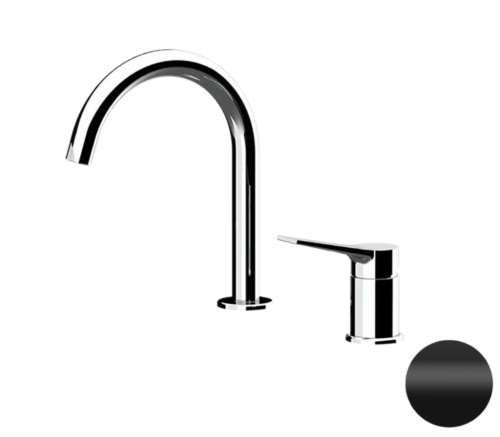 Смеситель Remer Slash & Dot SL57NO на раковину черный