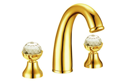 Смеситель Boheme Imperiale Presente 337 на раковину золото
