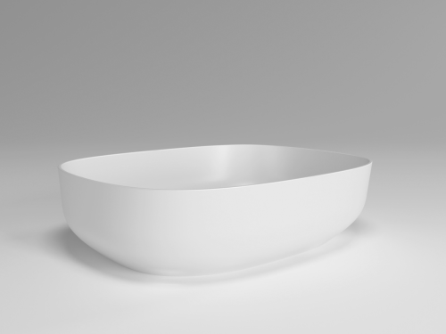 Раковина Plumberia Selection Veloma 48 см VELOMA OVAL BO накладная цвет белый матовый