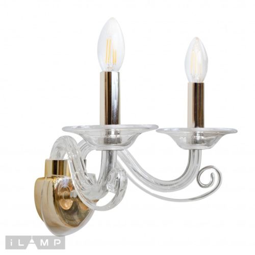 Бра iLamp King (Кинг) W9372-2 GD
