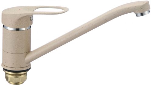 Смеситель для кухни Fmark FM4904Y на мойку бежевый