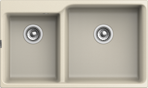 Кухонная мойка Rivelato AXEL X-90D beige scuro 87х52 цвет темно-бежевый