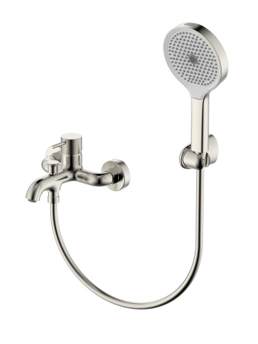 Смеситель для ванны с душем Wonzon & Woghand Onyx WW-816023-BN настенный никель