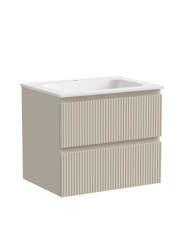 Тумба под раковину Sancos SNOB T SNT60CE 59х45х50 подвесная цвет бежевый