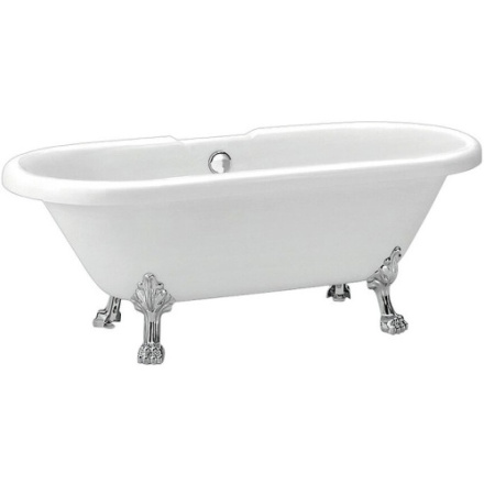 Ванна акриловая BelBagno BB21 177,4х80,5 отдельностоящая полукруглая
