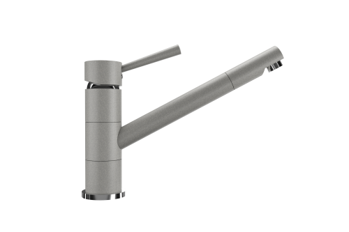 Смеситель для кухни Ulgran Classic U-025-310 на раковину серый