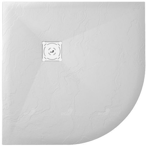 Душевой поддон RGW Stone Tray 16153100-01 100х100 искусственный камень белый без ножек