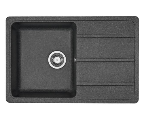 Мойка кухонная Aquaton Аманда 1A712832AD210 78х51 цвет графит