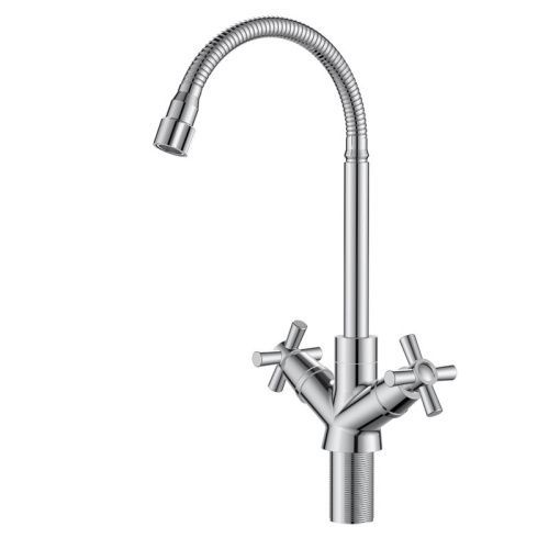 Смеситель для кухни Voda DV519flex на мойку хром