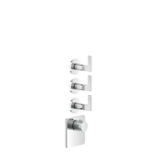Смеситель для душа Gessi Inciso 58216#031 встраиваемый в стену хром с термостатом (внешняя часть)