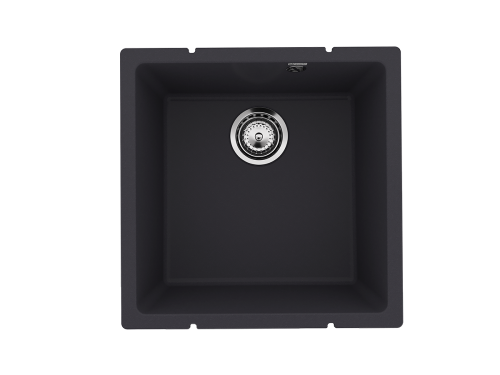 Кухонная мойка Ulgran Quartz Under 400-08 45х45 цвет космос