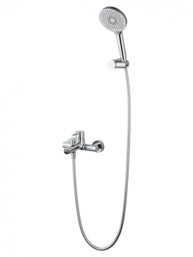 Смеситель для ванны с душем Wonzon & Woghand Solo WW-639032-1-CR настенный хром