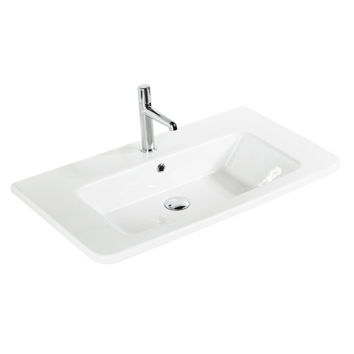Раковина керамическая BelBagno Urban 12080-KL 80х46 накладная цвет белый