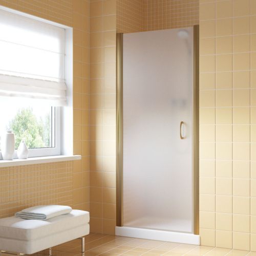 Душевая дверь Vegas-Glass EP LUX EP LUX 60 05 10 L 60х200 стекло матовое профиль бронза