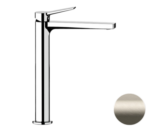 Смеситель Remer Slash & Dot SL11LXV на раковину нержавеющая сталь