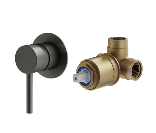 Смеситель для душа Plumberia Selection Ixo KITXO1135GR встраиваемый графит