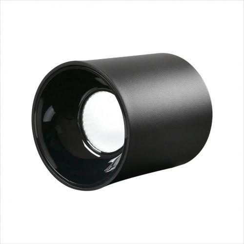 Светильник накладной iLedex Metrica (Метрица) 116-12W-D75-4K-36DG-BK