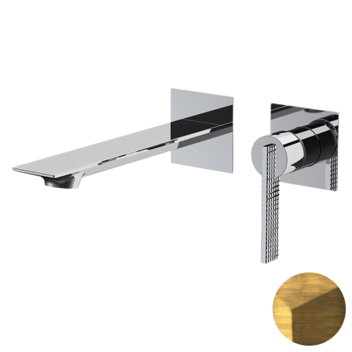 Смеситель для раковины Daniel Club ANC632PL63 встраиваемый в стену латунь