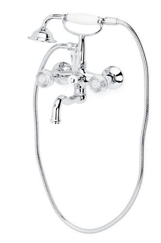 Смеситель Boheme Flora 273-FL настенный хром