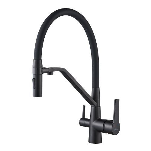 Смеситель для кухни Shevanik S278H на мойку черный
