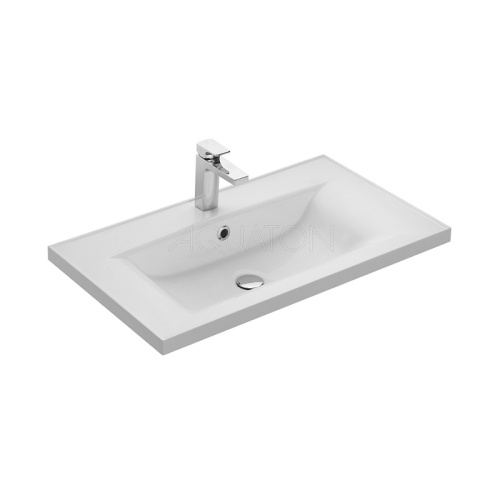 Раковина Aquaton Айрис 80 см 1A722931AG010 накладная цвет белый