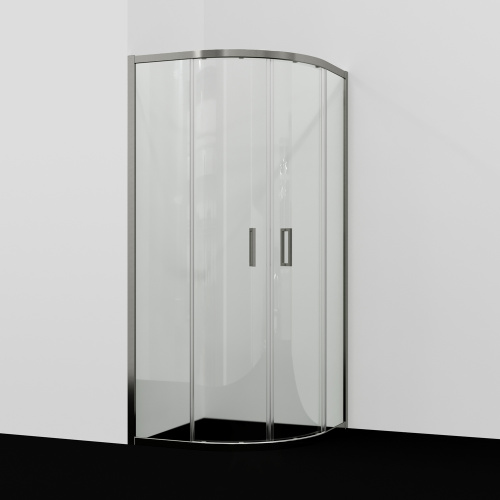 Душевой уголок WasserKRAFT Tauber 64S 64S23 100х100 стекло прозрачное профиль никель без поддона
