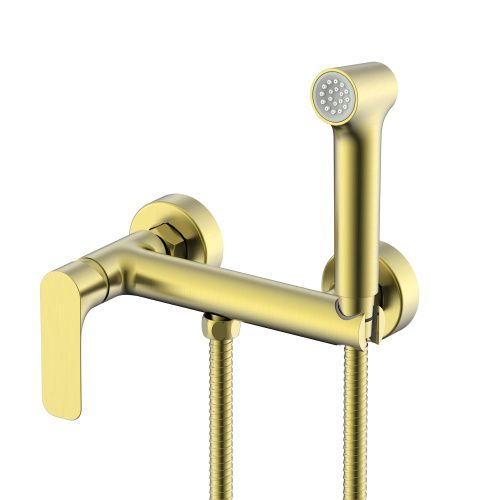 Гигиенический душ со смесителем Raglo R03.51.03 сатин золотой