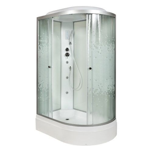 Душевая кабина AvaCan L720LGM+EL 120х80 асимметричная