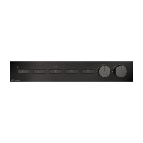 Смеситель для душа Gessi Hi-Fi 63018#706 встраиваемый в стену черный с термостатом (внешняя часть)