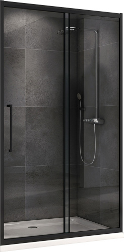 Душевая дверь Abber Schwarzer Diamant AG30170BH 170х195 стекло прозрачное профиль черный