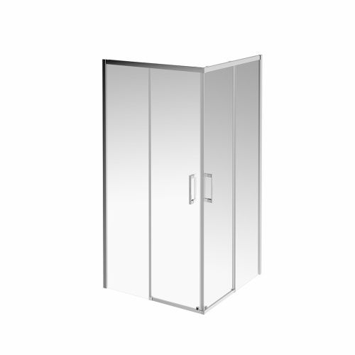 Душевой уголок Kerama Marazzi VETRO VE.100.SSD.CR 99х99 стекло прозрачное профиль хром без поддона