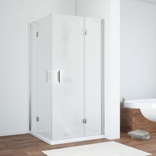 Душевой уголок Vegas-Glass AFA TUR+NOVO AFA TUR NOVO h1890 80 08 10 80х80 стекло матовое профиль хром без поддона