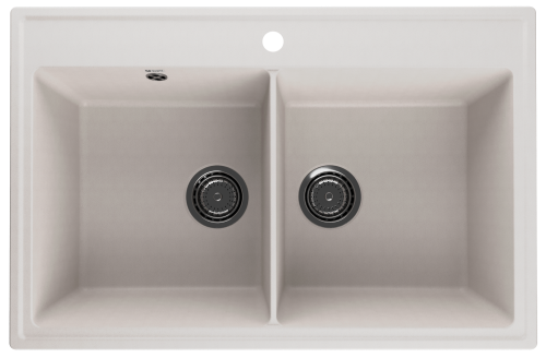 Кухонная мойка Ulgran Quartz Ruma 780-01 78х51 цвет белый поверхность матовая