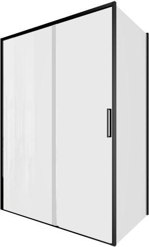 Душевой уголок Aquanet Pleasure Evo AE65-140x90-BT 140х90 стекло прозрачное профиль черный без поддона