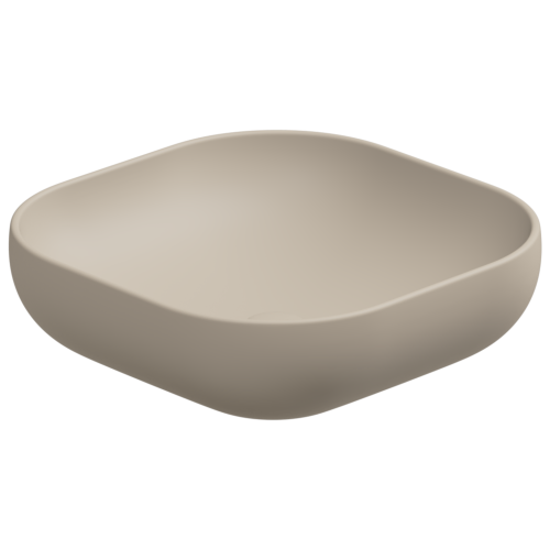 Раковина керамическая GSG Ceramic Design Easy EALAVQU45034 45х45 накладная цвет бежевый