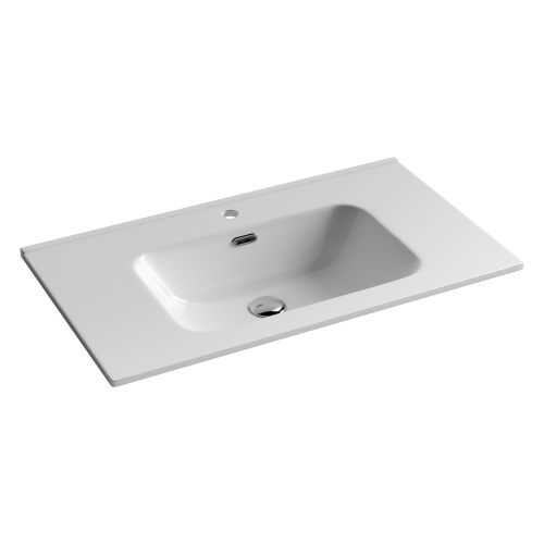 Раковина Ceramica Nova ELEMENT 81 см CN7005 накладная цвет белый