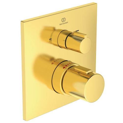Смеситель для ванны Ideal Standard Ceratherm C100 A7522A2 встраиваемый в стену золото шлифованное