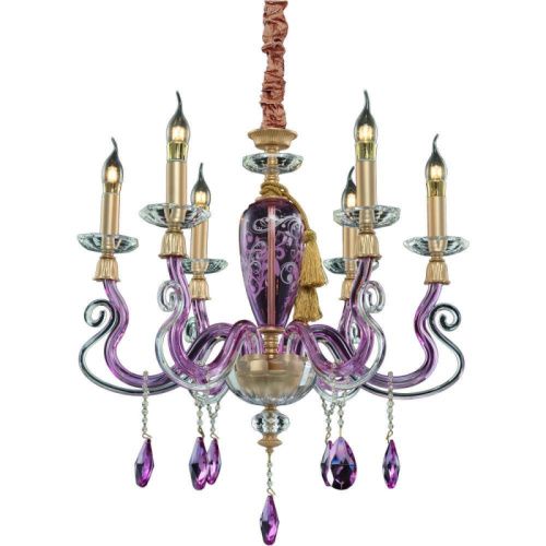 Люстра подвесная Divinare Carl Pink (Царл Пинк) 5124/14 LM-6