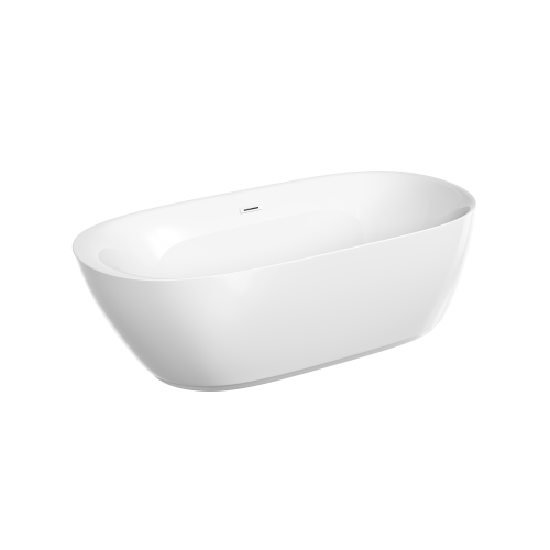 Ванна акриловая Sancos Single FB07 180х85 отдельностоящая овальная