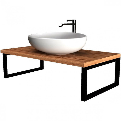 Столешница 1MarKa Grunge Loft У85832 100х48 накладная цвет дуб вотан