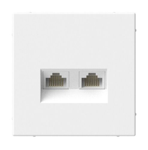 Розетка двойная компьютерная RJ45+RJ45 Systeme Electric ArtGallery (АртГаллеры) GAL001385
