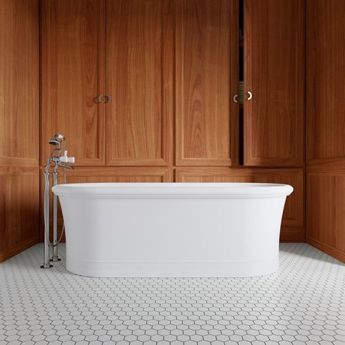 Ванна из искусственного камня Devon Devon Celine CELINEWH 176х89 встраиваемая прямоугольная