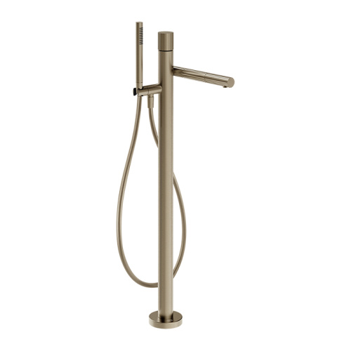 Смеситель для ванны Gessi Incastri 75028#149 напольный никель