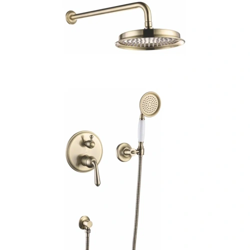 Душевая система Rose R0235Q встраиваемая в стену цвет бронза